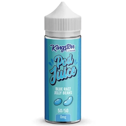 Kingston Pod Juice Blue Razz Jelly Beans 100ml Shortfill