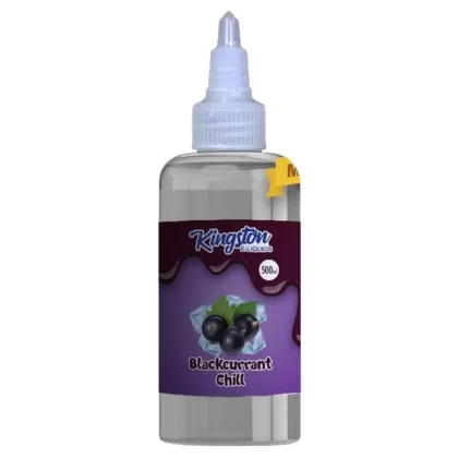 Kingston E-liquids Chill 500ml Shortfill - Blackcurrant Chill / Yes