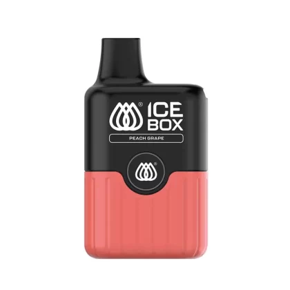 Peach Grape AquaVape Ice Box Disposable Vape