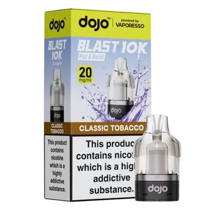 Dojo Blast 10K Classic Tobacco Prefilled Pods