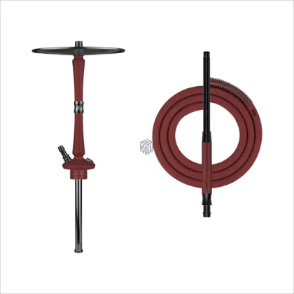 Shisha Hoob GO Wine Red Black - Uszczelka; Dyfuzor, Talerzyk (1E11E4)