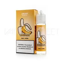 Orgnx Banana Vape e-liquid 60mL - Beyondvape