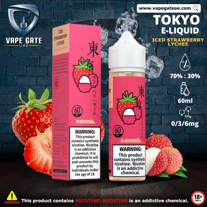 Tokyo Iced Strawberry Lychee E Liquid