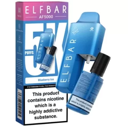Elf Bar AF5000 Disposable Vape – Blueberry Ice (5000 puffs)