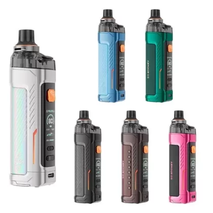 VAPORESSO ARMOUR GS KIT - Color#BLACK>SILVER>GREEN>PINK>BLUE>BROWN