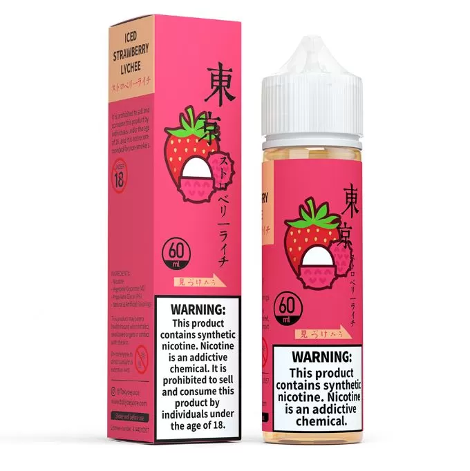 Tokyo Iced Strawberry Lychee E Liquid - Image 2