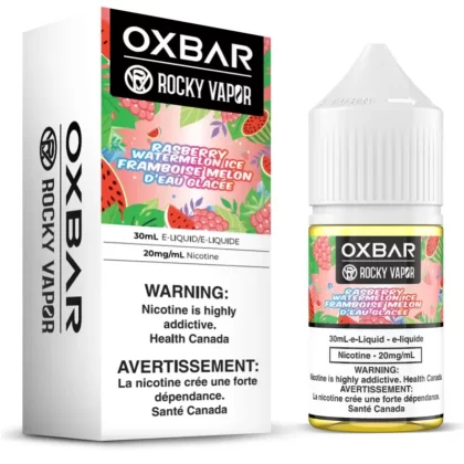 Rocky Vapor Oxbar E-Liquids – Raspberry Watermelon Ice