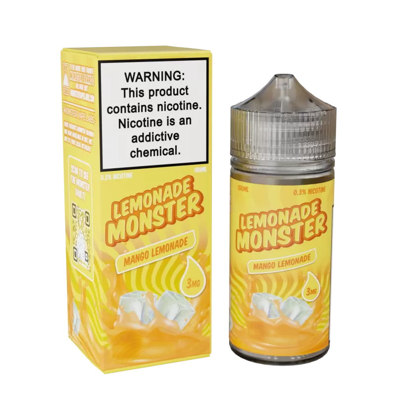 Lemonade Monster - Mango Lemonade - 100ML E-Liquid - 3MG