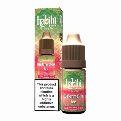 Habibi Watermelon Ice Nic Salt Vape Juice - 10 Pack - 20mg