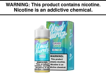GRAPE APPLE ICED BY CLOUD NURDZ 100ML - Vapejuice