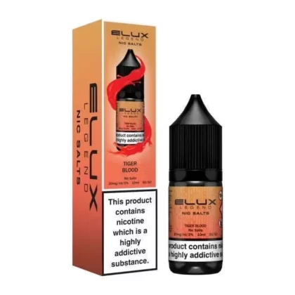 ELUX TIGER BLOOD Nic Salt (10pk) 10mg 20mg Vape Juice Liquid