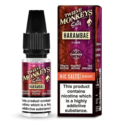 Twelve Monkeys Harambae Nic Salt E-Liquid