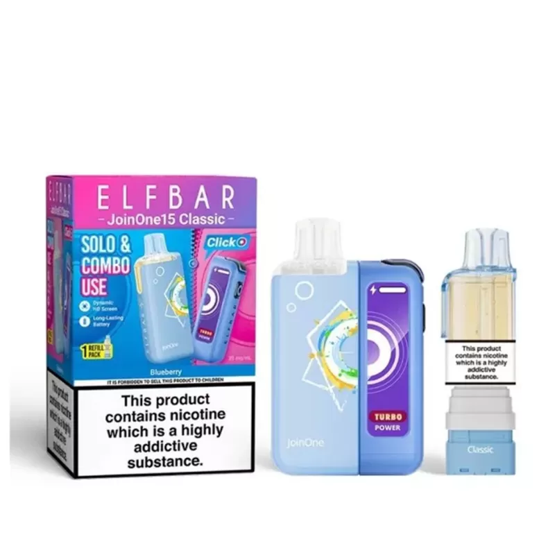 Elf Bar JoinOne15 Classic Pod Vape Kit - Cherry Ice - Image 2
