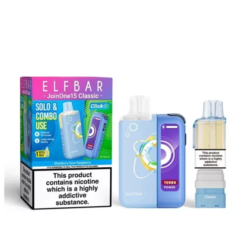 Elf Bar JoinOne15 Classic Pod Vape Kit - Cherry Ice - Image 3