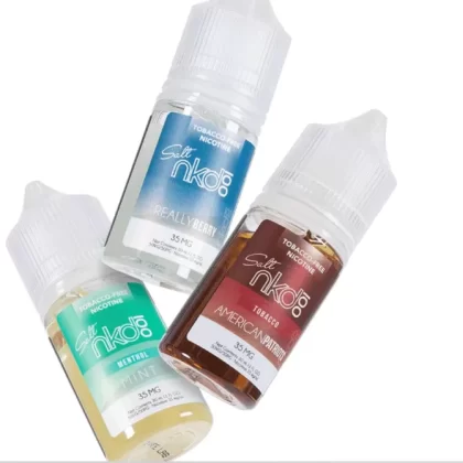 Naked TFN Salt Nic Premium E-Liquid 30ml - Strawberry Pom (Brain Freeze) / 35mg
