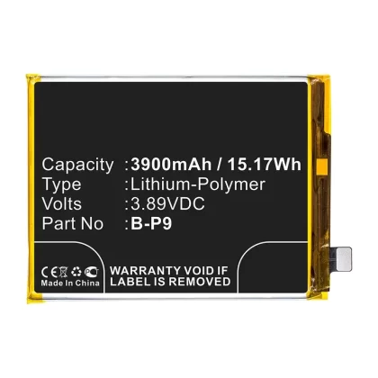 Batteries N Accessories BNA-WB-P15679 Cell Phone Battery – Li-Pol, 3.89V, 3900mAh, Ultra High Capacity – Replacement for VIVO B-P9 Battery