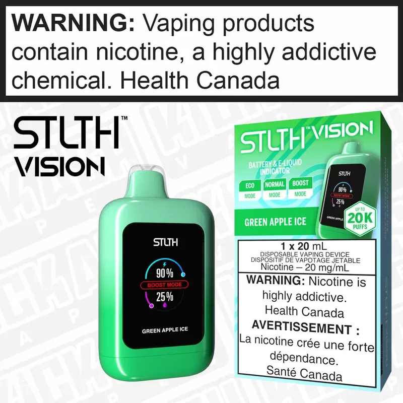 Green Apple Ice STLTH VISION Disposable
