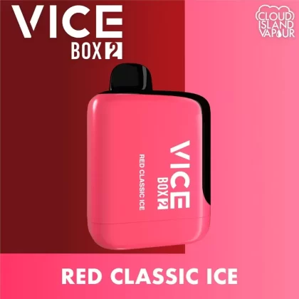 VICE BOX 2 70K Disposable Vape – Red Classic Ice