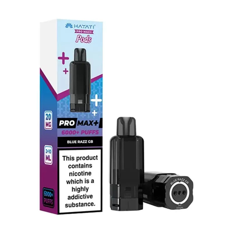 Hayati Pro Max 6000 Plus Prefilled POD ZERO NICOTINE - RED SOUR RASPBERRY - Image 3