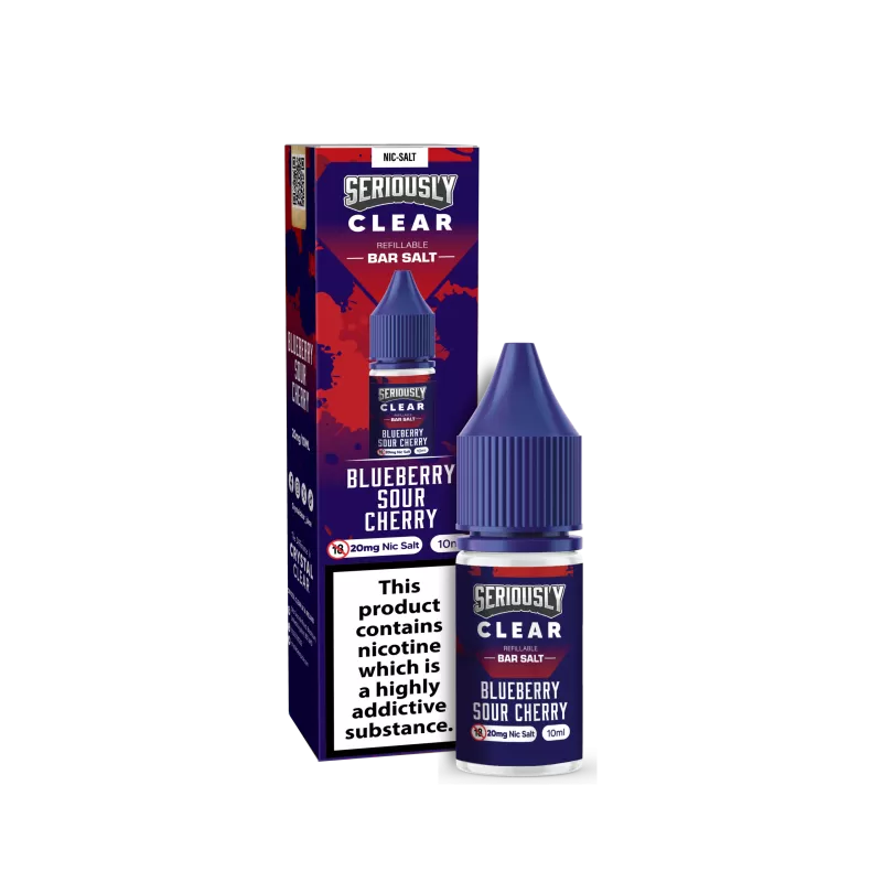 Serioulsy Clear Nic Salt - Sour Blue Dust / 20MG - Image 2