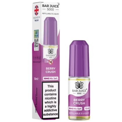 Berry Crush Nic Salt E-Liquid by Bar Juice 5000 (10ml) - 10mg
