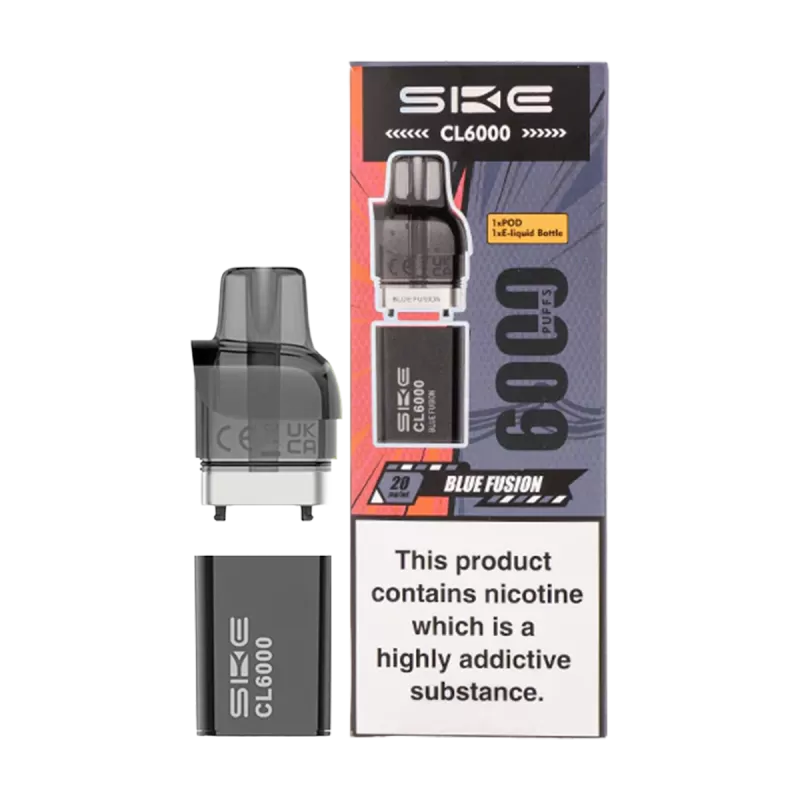 Blue Fusion SKE Crystal CL6000 Pods - Ecigwizard