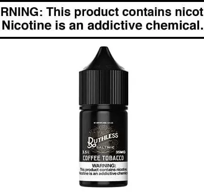 COFFEE TOBACCO BY RUTHLESS SALTS 30ML - Vapejuice