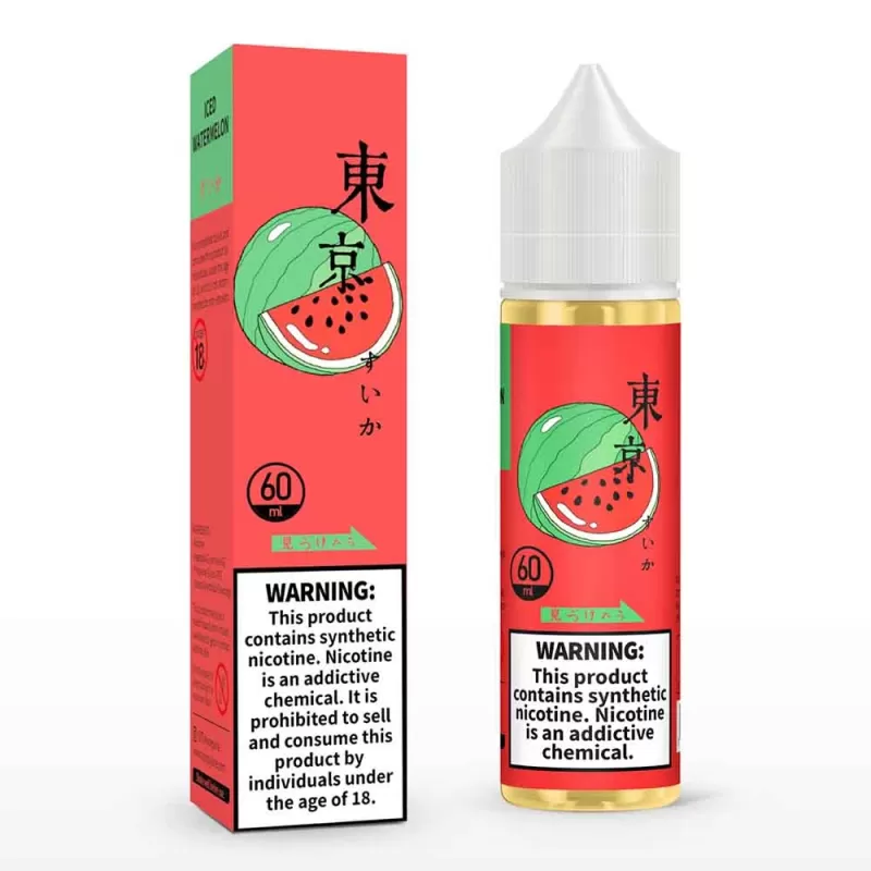 Tokyo Iced Watermelon 60ml - Vapebazaar Pk