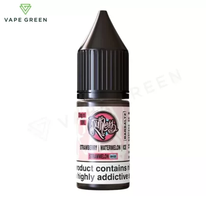 Strawmelon On Ice Nic Salt E-Liquid by Ruthless Bar Saltz - Eliquidsupply