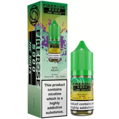Tutti Fruity Nic Salt E-Liquid Firerose 5000 by ELUX (10ml)