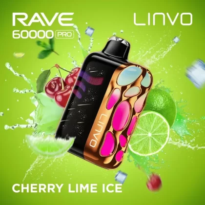 Linvo Rave 60000 Pro Disposable Vape – Cherry Lime Ice