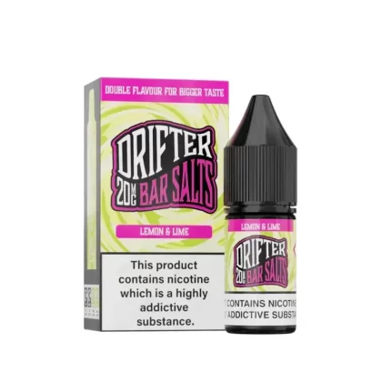 Drifter Bar Nic Salt 10ml E-Liquid – Lemon & Lime