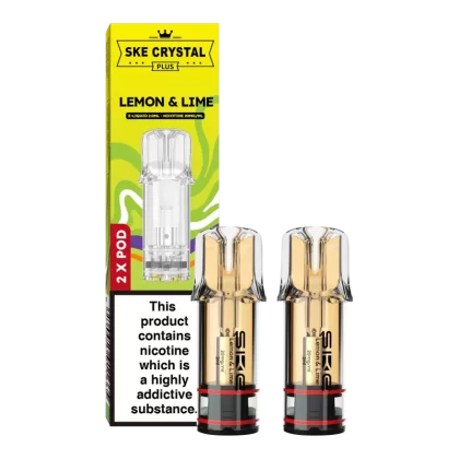 Lemon & Lime SKE Crystal Plus Pods - 20mg - Vape Product (171D2F)