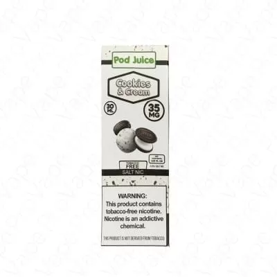 Pod Juice Cookies n Cream TF 30ml Nic Salt Vape Juice - Eightvape