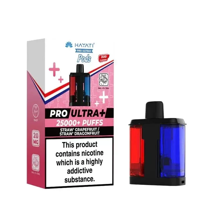 Hayati Pro Ultra Plus 25K Prefilled Pods - Box of 5 - H'Bubba - Image 3