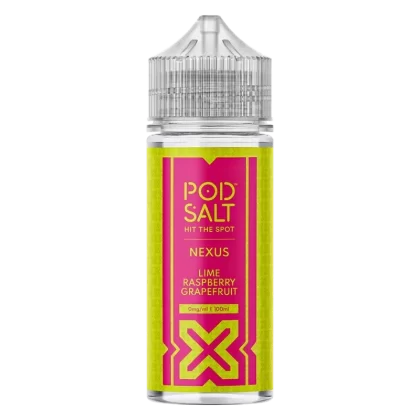 Pod Salt Lime Raspberry Grapefruit 100ml Vape Juice By Nexus