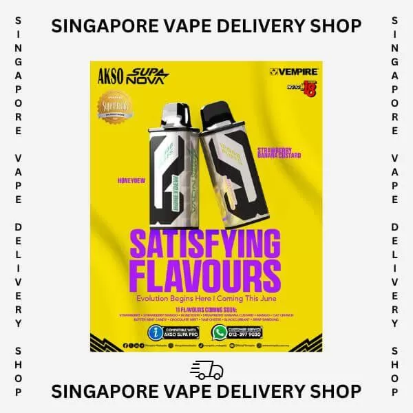 Akso Supa Nova 12000 Puffs - Starter Kit (Device + Cartridge) / Triple Mango - Image 2