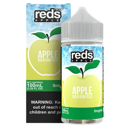 Gold Kiwi Ice by 7Daze Reds 100mL - 6MG