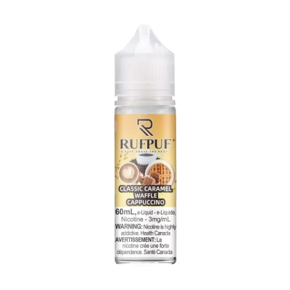 RUFPUF (Regular Series)— Classic Caramel Waffle Cappuccino—(3/6)mg - Vape Product, Vape Product