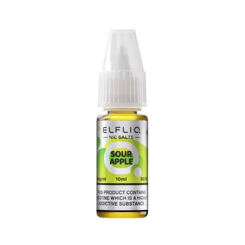 Sour Apple Nic Salt E-Liquid by Elf Bar Elfliq (10ml) - Image 2