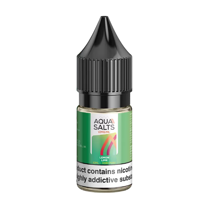 Lemon Lime Nic Salt by Aqua Salts 10ml - 20mg - Vape Product (B10070)