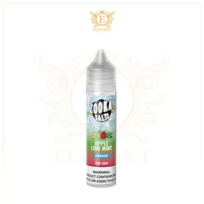 ZOOKA APPLE LIME MINT FREEZE SALT 60ML ELIQUID