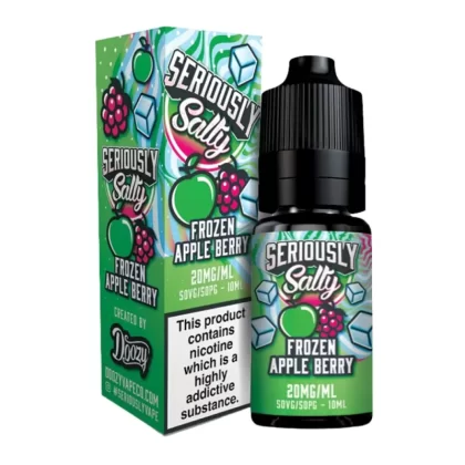 Frozen Apple Berry Nic Salt E-Liquid Seriously Salty Series by Doozy Vape Co (10ml) - 20mg