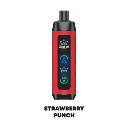 Strawberry Punch – Al Fakher Crown Bar Disposable 8000 Puffs - Vape Product