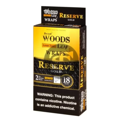 Sweet Woods Leaf Reserve Gold Wraps, 20 packs of 2