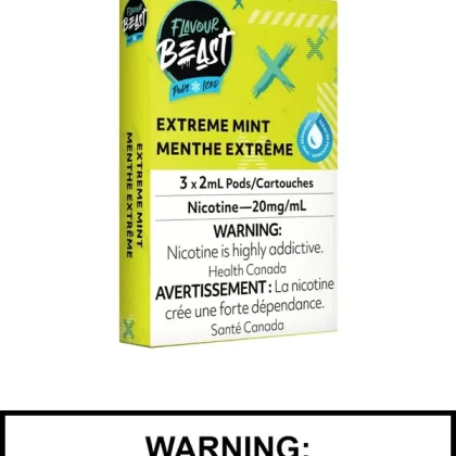 Extreme Mint Iced Flavour Beast Pods
