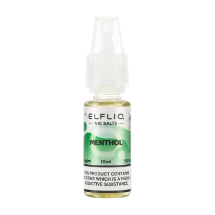 Menthol Elfliq Nic Salt by Elfbar - 10ml - Vape Product, Vape Product (55FAE0)