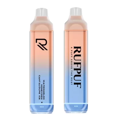 RufPuf Watermelon Honeydew Cantaloupe Ice Disposable Vape – 7500 Puffs – 40mg