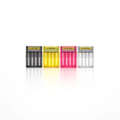 Nitecore Q4 Cargador 2A, 4 Ranuras, Melocotón