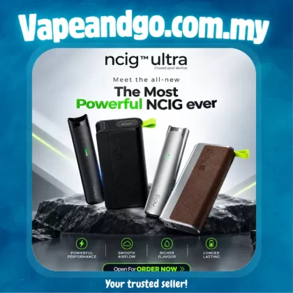 NCIG Ultra Starter Kit (Device & Pocket Charger) - NCIG ULTRA ENIGMA + BOOST MOD ENIGMA (BLACK), NCIG ULTRA ODYSSEY + BOOST MOD ODYSSEY (SILVER) (962B57)